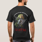 JIU-JITSU - Pythonschlange/Schwarzes T-Shirt (Rückseite)