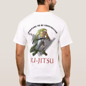 JIU-JITSU - Pythonschlange/Weiß T-Shirt (Rückseite)