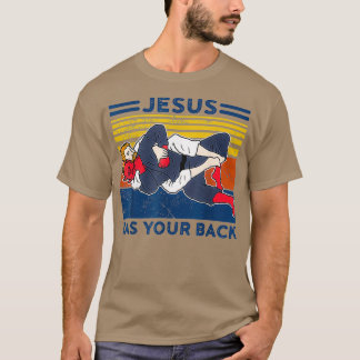 Jiu jitsu s jesus hat Ihren Rücken mens bjj Mixed T-Shirt