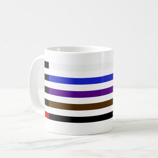 Jiu Jitsu schnallt Tasse um (Vorderseite Links)