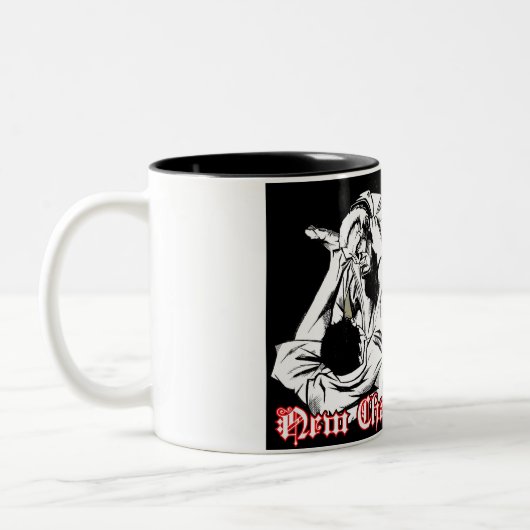 Jiu-Jitsu schwarzer Gurt-Tasse Zweifarbige Tasse (Links)