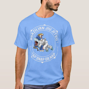Jiu Jitsu Shark TigerSubmission Team Grappling T-Shirt