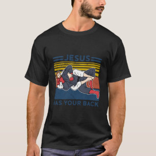 Jiu Jitsu Shirts Jesus hat Ihren Rücken Mens Bjj M