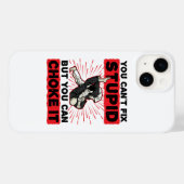 Jiu Jitsu Sie können nicht reparieren Stupid, sond Case-Mate iPhone Hülle (Rückseite (Horizontal))