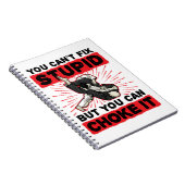 Jiu Jitsu Sie können nicht reparieren Stupid, sond Notizblock (Rechte Seite)