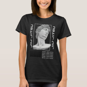 Jiu Jitsu Statue Kopf MMA Ringen BJJ Boxen T-Shirt