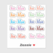 Jiu-Jitsu Stickers Aufkleber (Blatt)