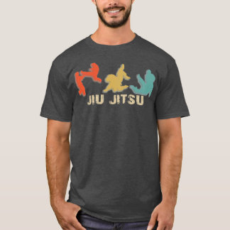 Jiu Jitsu T MIXED MARTIAL ARTS Vintag Retro Brasil T-Shirt