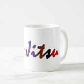 Jiu Jitsu Tasse - erwachsene Gurt-Farben (VorderseiteRechts)