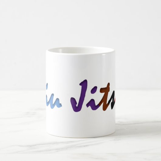 Jiu Jitsu Tasse - erwachsene Gurt-Farben (Mittel)