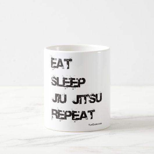 Jiu Jitsu Tasse - ESSEN Sie WIEDERHOLUNG DES (Mittel)