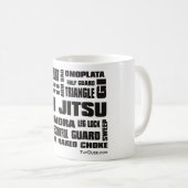 Jiu Jitsu - Terminologie Kaffee-Tasse Kaffeetasse (VorderseiteRechts)