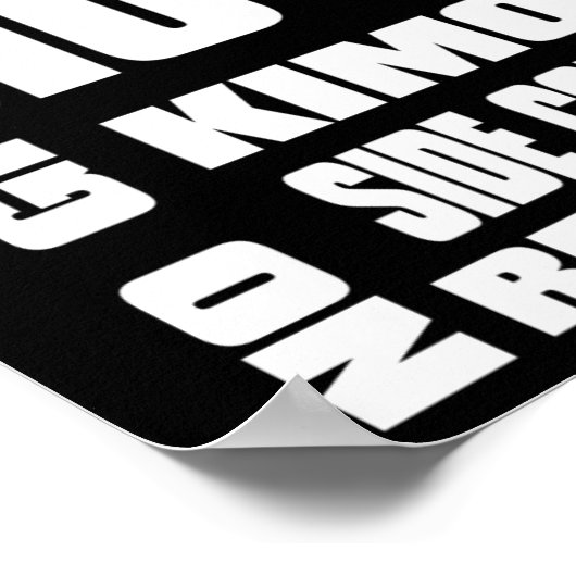 Jiu Jitsu Terminologie Poster (Ecke)