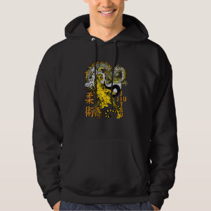 Jiu Jitsu Tiger Dragon Submission Yin Yang Bjj Mix Hoodie