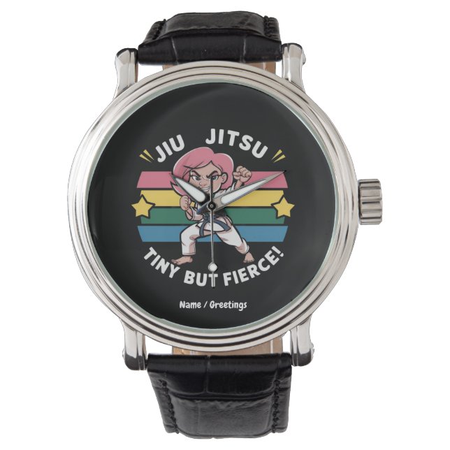 Jiu Jitsu Tiny but Fierce stärkt das Vertrauen der Armbanduhr (Vorderseite)