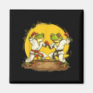 Jiu-Jitsu Toad Taekwondo Judo MMA Kickboxen Magnet