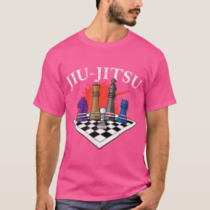 Jiu Jitsu Training Bjj Schach T-Shirt