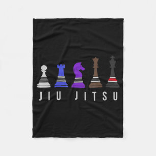 Jiu-Jitsu-Training   Schach, Geschenk  BJJ mit Tex Fleecedecke