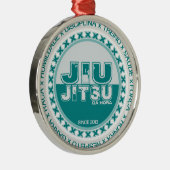 Jiu Jitsu Training und Disziplin by BJJH,- Achtung Silbernes Ornament (Rechts)