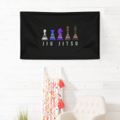 jiu jitsu Trainingschach, Geschenk bjj mit Text Banner (Insitu)