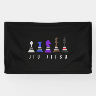 jiu jitsu    Trainingschach, Geschenk bjj mit Text Banner