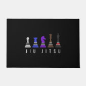 jiu jitsu Trainingschach, Geschenk bjj mit Text Fußmatte (Vorderseite)