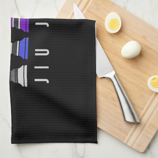 jiu jitsu    Trainingschach, Geschenk bjj mit Text Geschirrtuch (Viertel Falte)