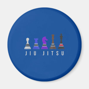 jiu jitsu    Trainingschach, Geschenk bjj mit Text Magnet
