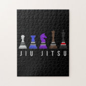 jiu jitsu    Trainingschach, Geschenk bjj mit Text Puzzle (Vertikal)