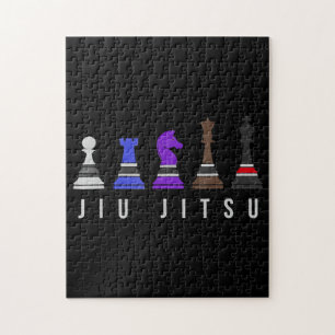 jiu jitsu    Trainingschach, Geschenk bjj mit Text Puzzle