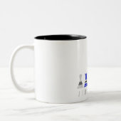 jiu jitsu    Trainingschach, Geschenk bjj mit Text Zweifarbige Tasse (Links)