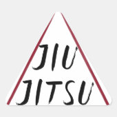 Jiu Jitsu Triangle Car Sticker Decal (Vorderseite)