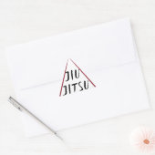 Jiu Jitsu Triangle Car Sticker Decal (Umschlag)