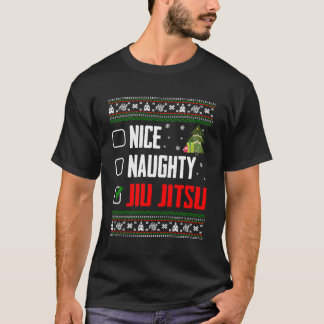 Jiu Jitsu Ugly zu Weihnachten T-Shirt