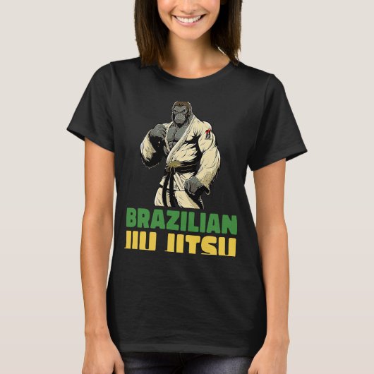 Jiu Jitsu und Grappling Gorilla T-Shirt (Vorderseite)
