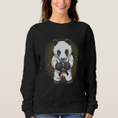 Jiu Jitsu und Panda Bjj und Grappling aus Brasilie Sweatshirt (Vorderseite)