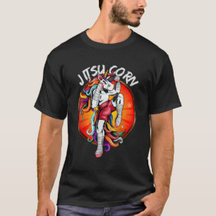 Jiu Jitsu Unicorn Brazilian Self Defense Jitsucorn T-Shirt