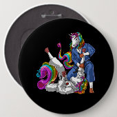Jiu-Jitsu Unicorns Button (Vorne & Hinten)