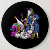 Jiu-Jitsu Unicorns Button (Vorderseite)