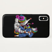 Jiu-Jitsu Unicorns Case-Mate iPhone Hülle (Rückseite (Horizontal))