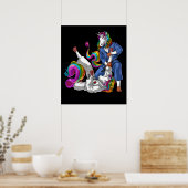 Jiu-Jitsu Unicorns Poster (Küche)