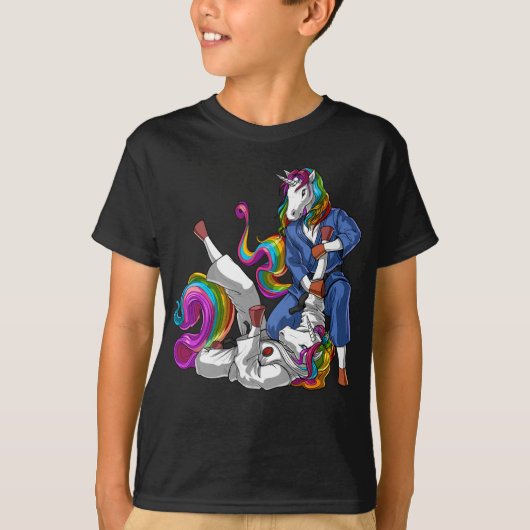 Jiu-Jitsu-Unicorns T-Shirt (Vorderseite)