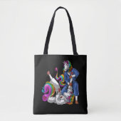 Jiu-Jitsu-Unicorns Tasche (Vorderseite)
