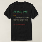 Jiu Jitsu Vater 1 T-Shirt (Design vorne)