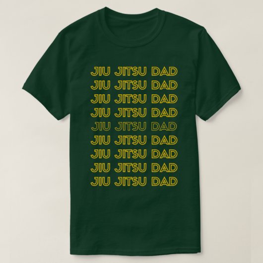 Jiu Jitsu Vater 1 T-Shirt (Design vorne)