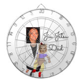 Jiu Jitsu Vater Benutzerdefinierte Foto und handge Dartscheibe (vorne)