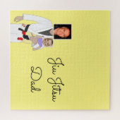 Jiu Jitsu Vater Benutzerdefinierte Foto und handge Puzzle (Horizontal)