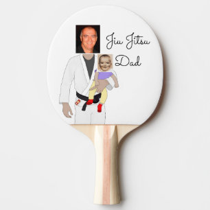 Jiu Jitsu Vater Benutzerdefinierte Foto und handge Tischtennis Schläger