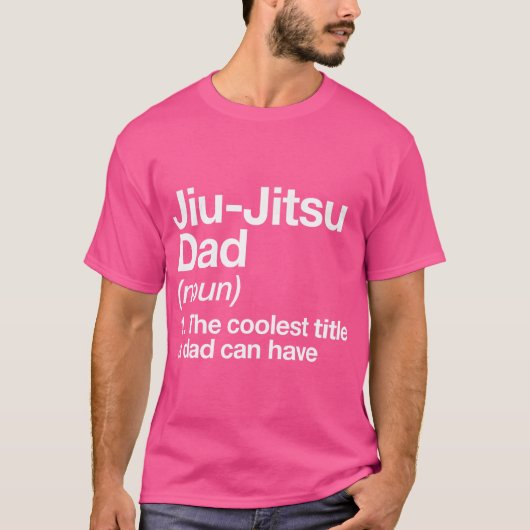 Jiu-Jitsu Vater Definition Funny Sports Martial Ar T-Shirt (Vorderseite)
