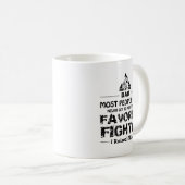 Jiu Jitsu Vater-Tasse Kaffeetasse (VorderseiteRechts)